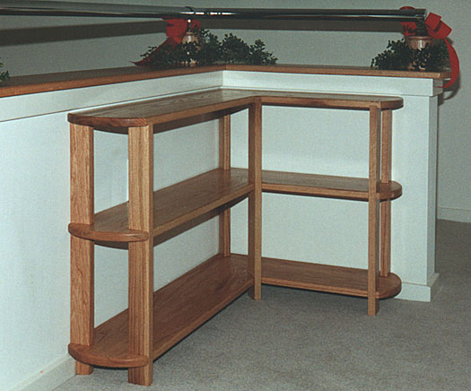 oak book shelf