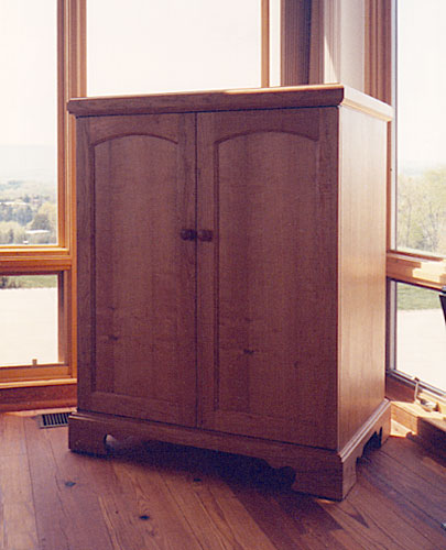 cherry tv cabinet